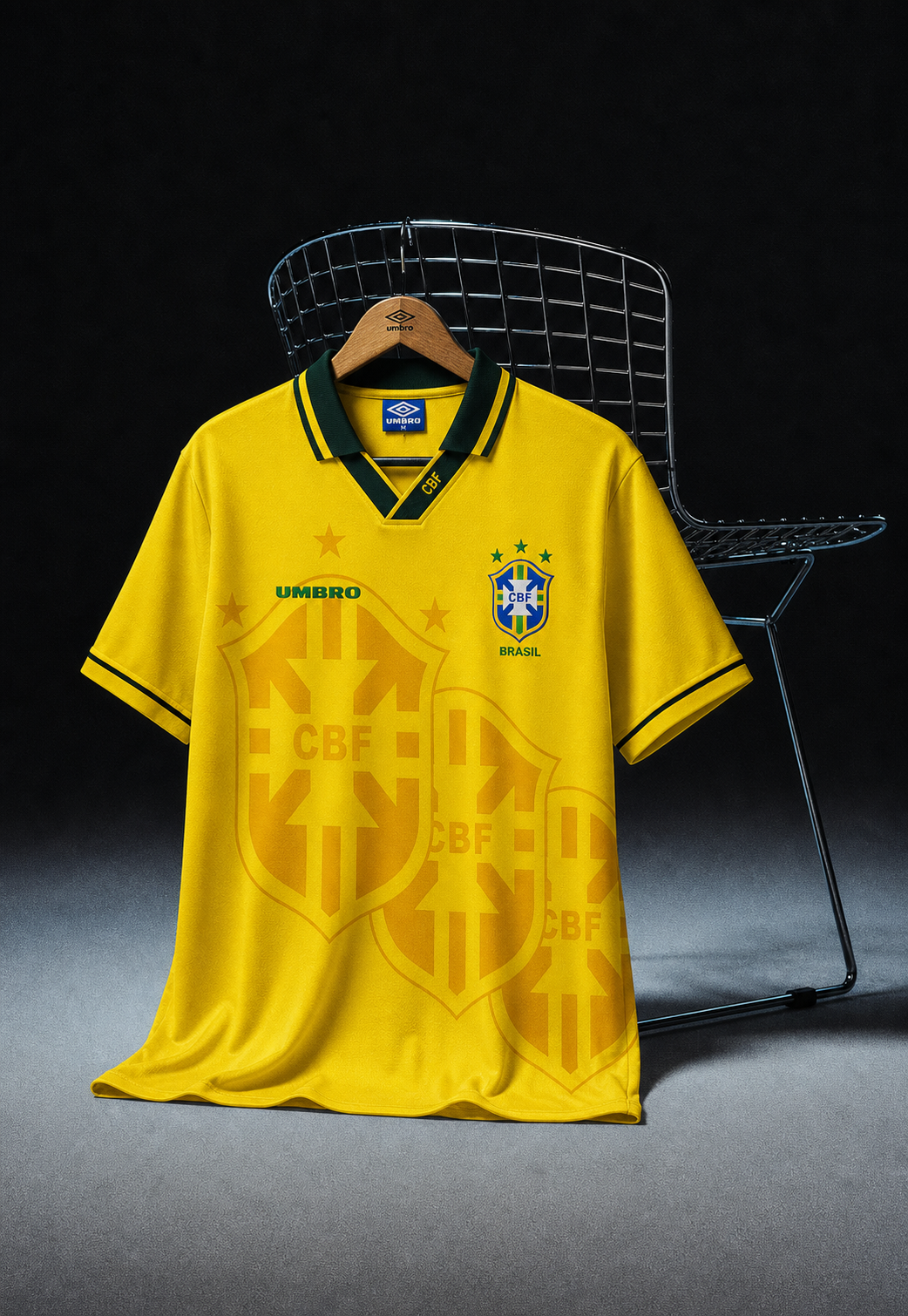 Brésil Maillot Domicile 1994 Victoire Coupe du Monde – vue 4