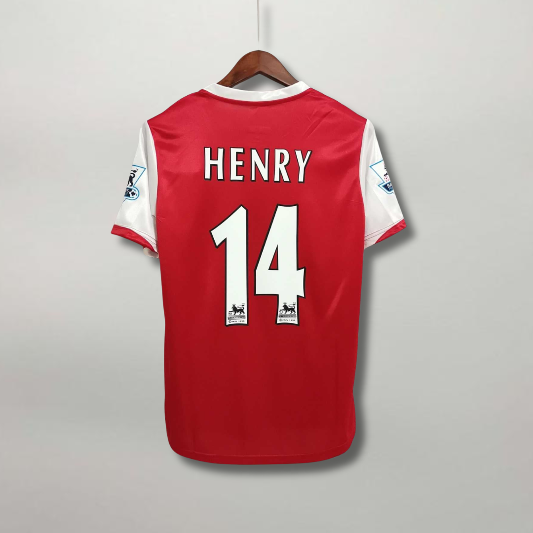 Arsenal Maillot Domicile Red 2006/07 – vue 2