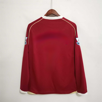 Man. United Maillot Domicile Premier League Manches Longues 2006/07 – vue 2