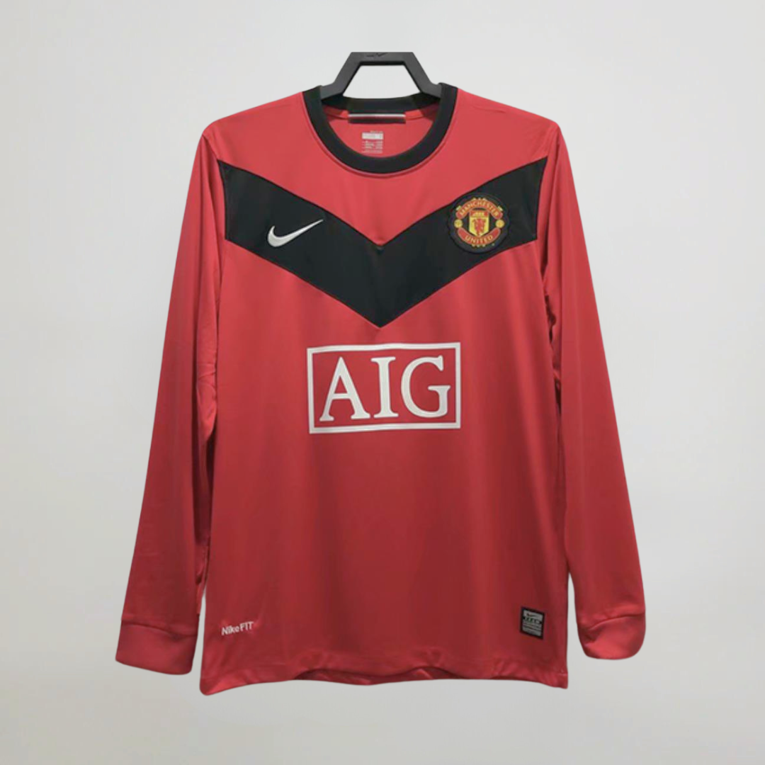 Man. United Maillot Domicile Manches Longues 2009/2010