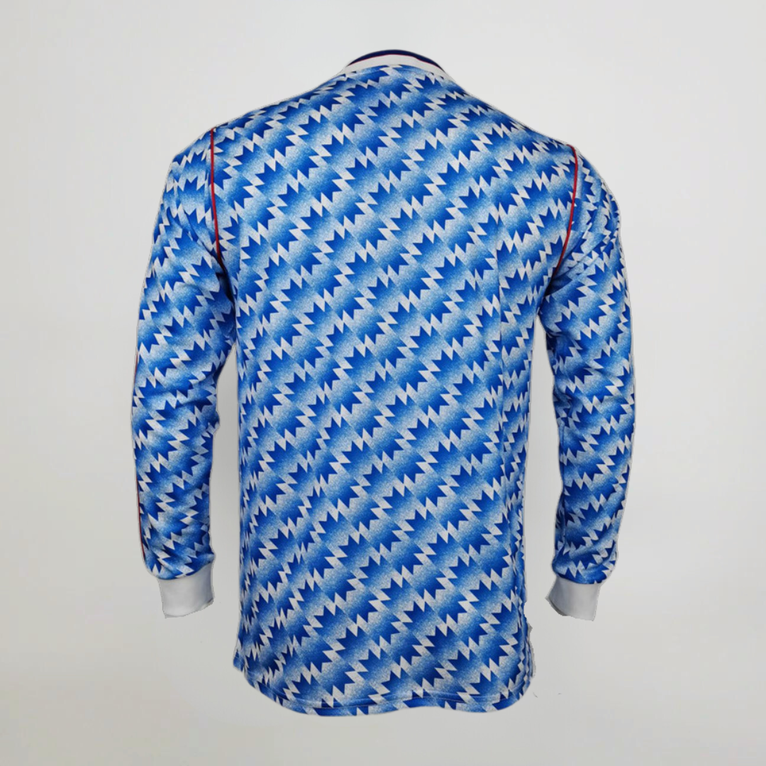 Man. United Maillot Extérieur Manches Longues 1990/91 – vue 2