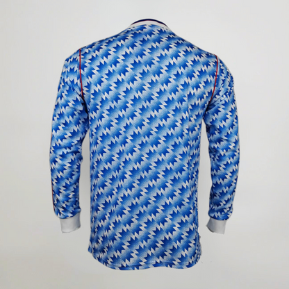 Man. United Maillot Extérieur Manches Longues 1990/91 – vue 2