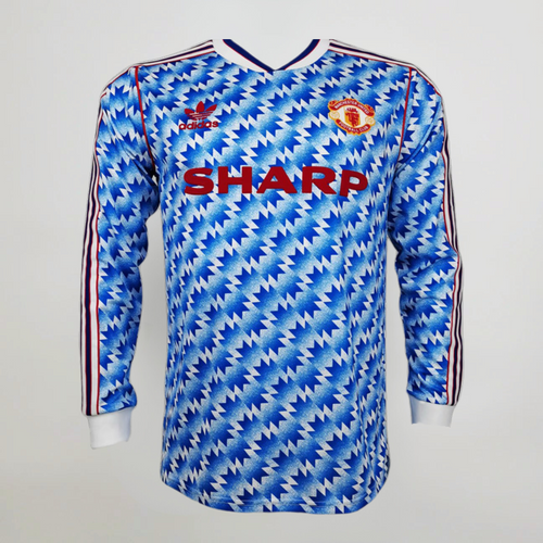 Man. United Maillot Extérieur Manches Longues 1990/91