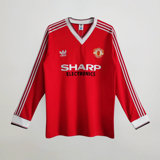 Man. United Maillot Domicile Manches Longues 1982/1983