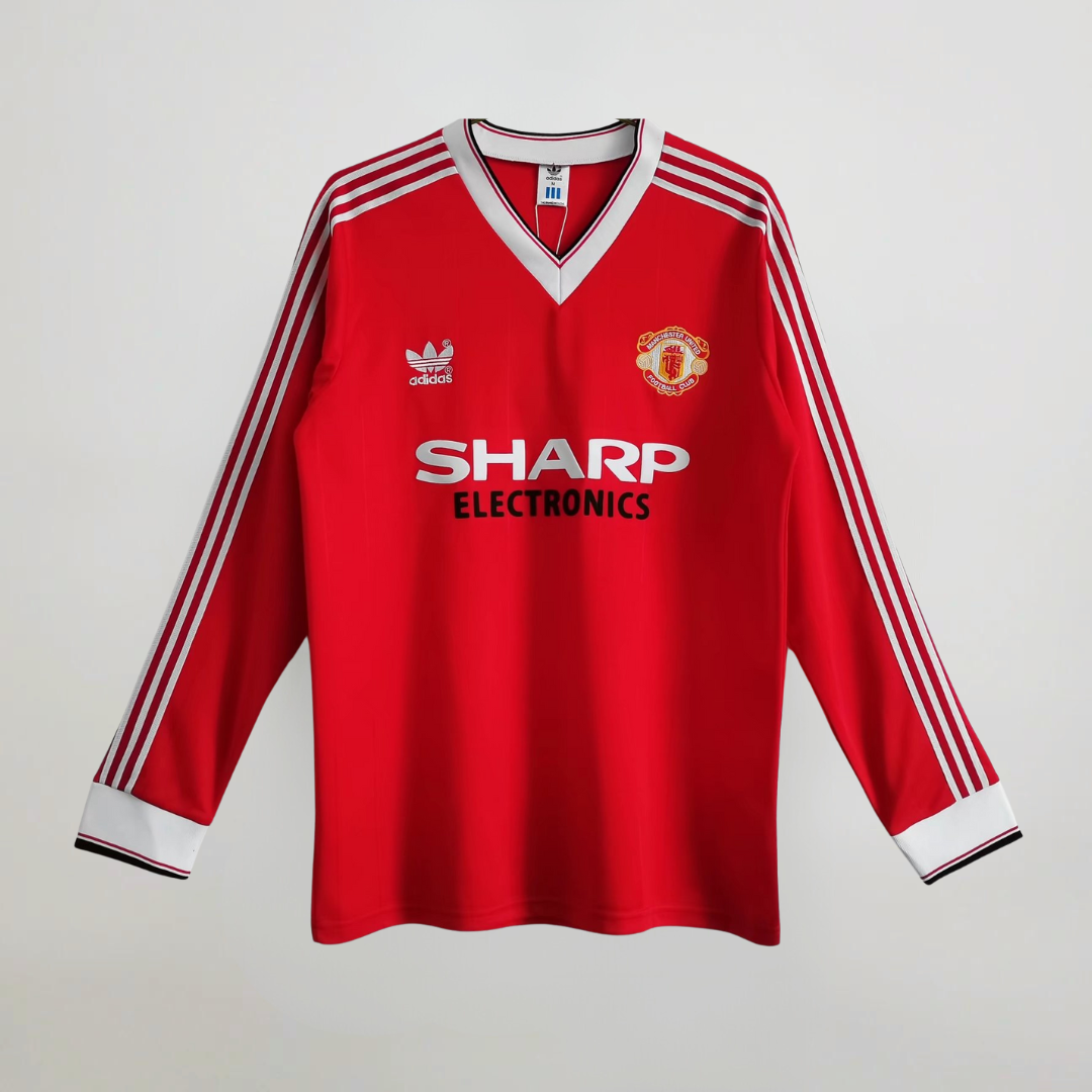 Man. United Maillot Domicile Manches Longues 1982/1983