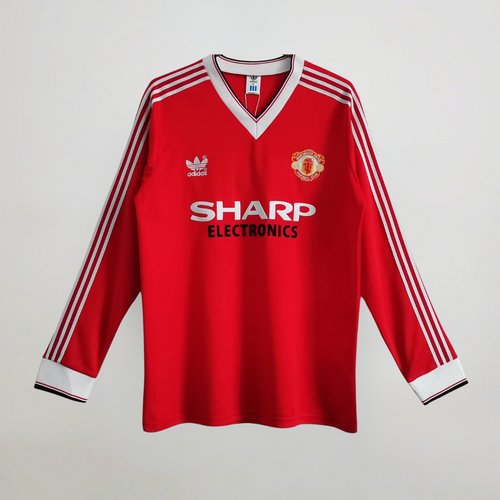 Man. United Maillot Domicile Manches Longues 1982/1983