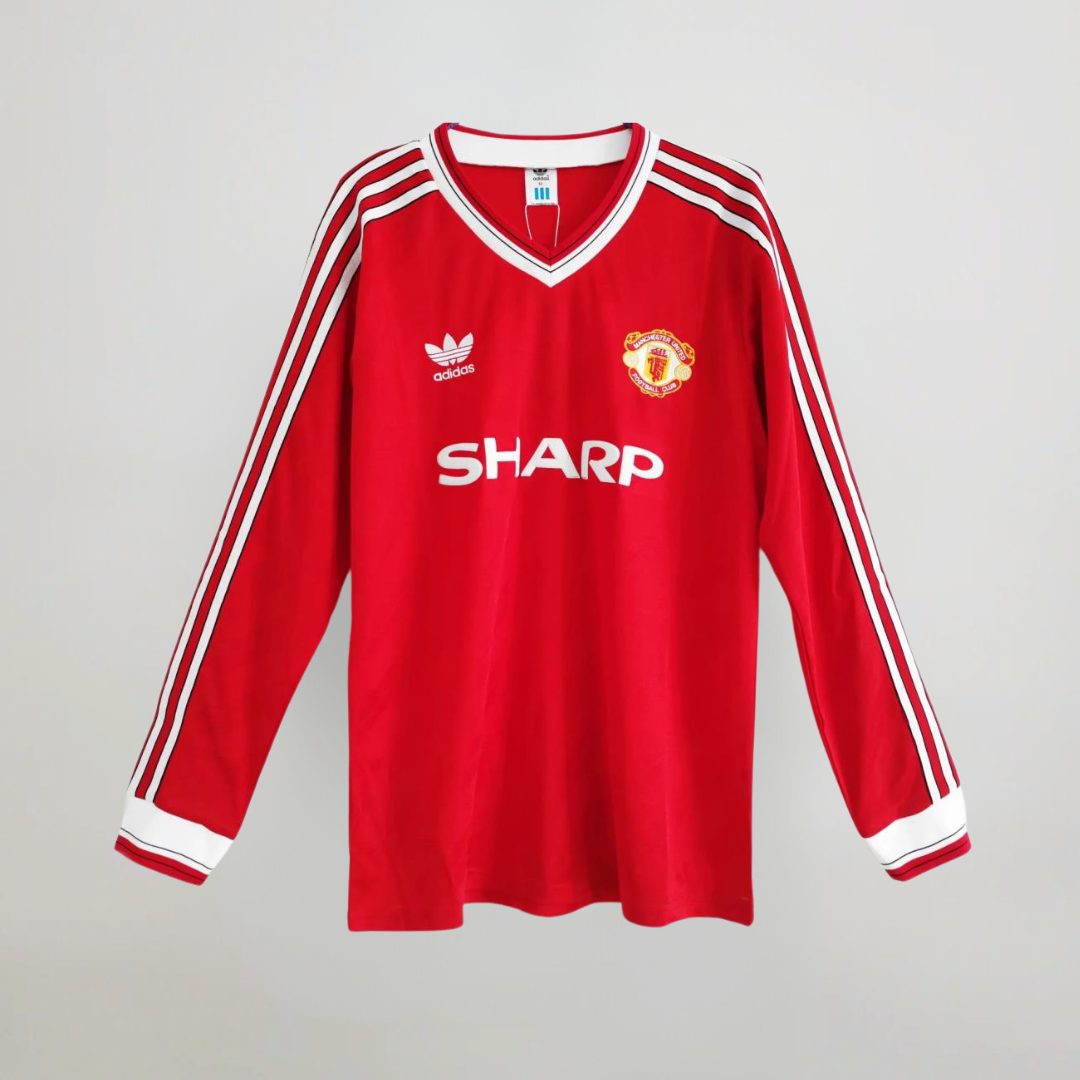 Man. United Maillot Domicile Manches Longues 1986/1987