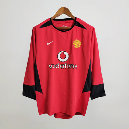 Man. United Maillot Domicile Manches Longues 2002/03