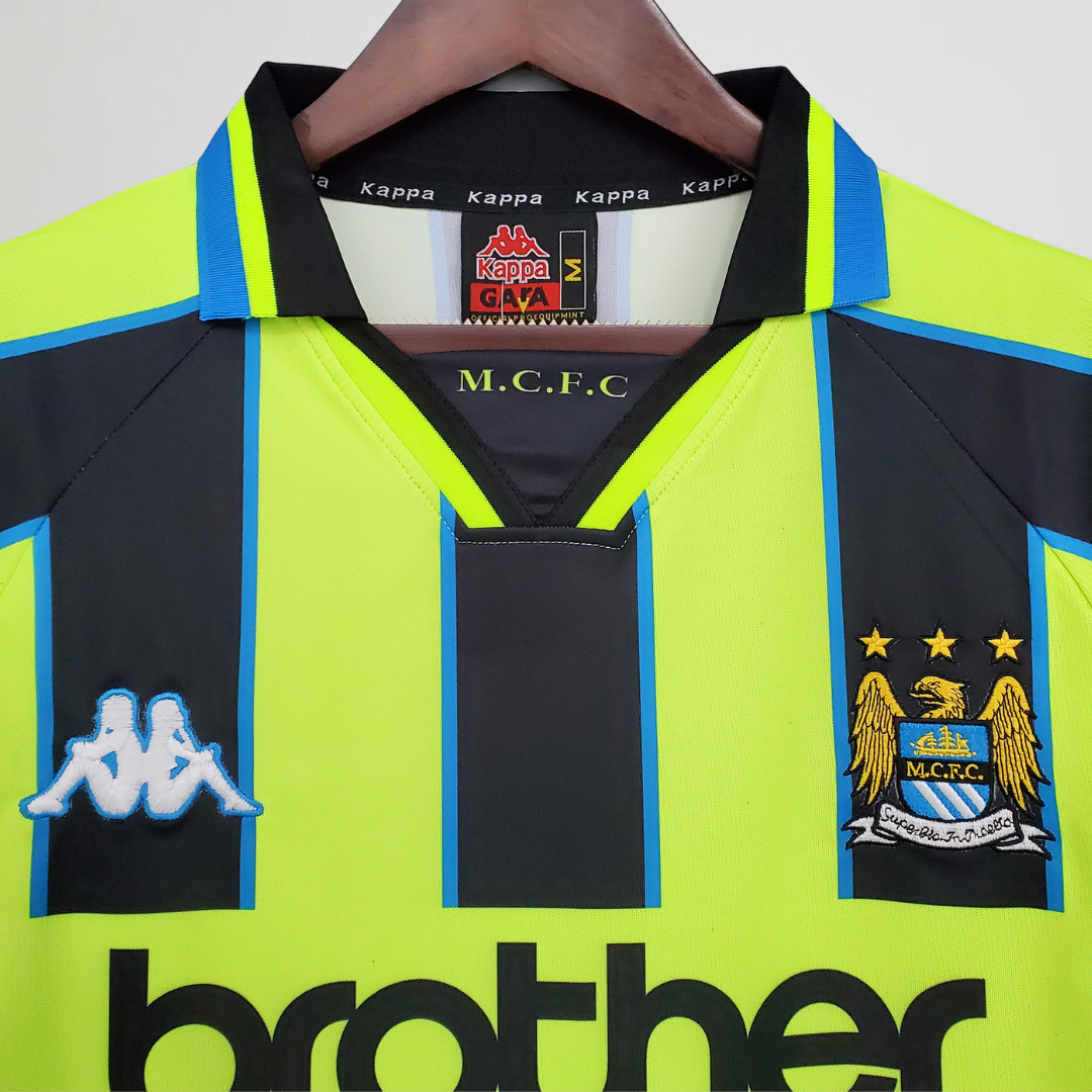 Manchester City Maillot Extérieur 1998/99 – vue 3