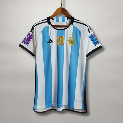 Argentine Maillot Domicile 2022 Vainqueurs Coupe du Monde