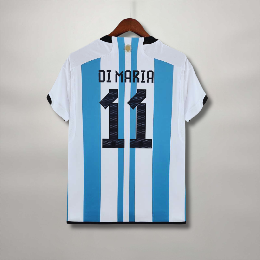 Argentine Maillot Domicile 2022 Vainqueurs Coupe du Monde – vue 7