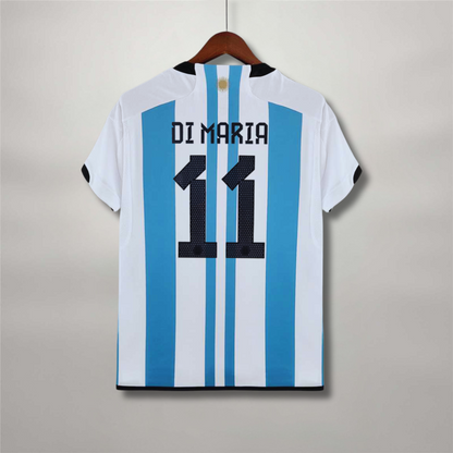 Argentine Maillot Domicile 2022 Vainqueurs Coupe du Monde – vue 7