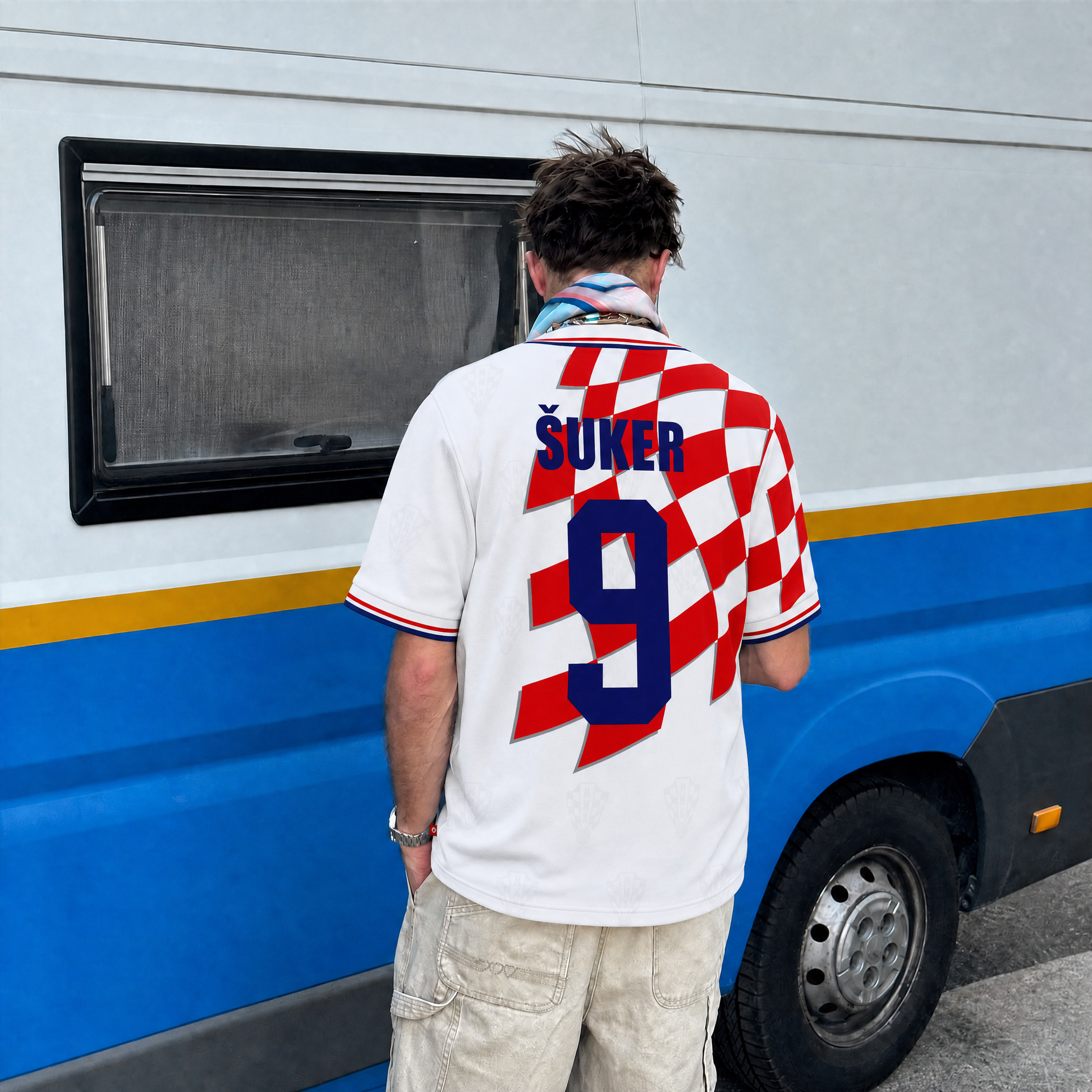Croatie Maillot Domicile 1998 – vue 3