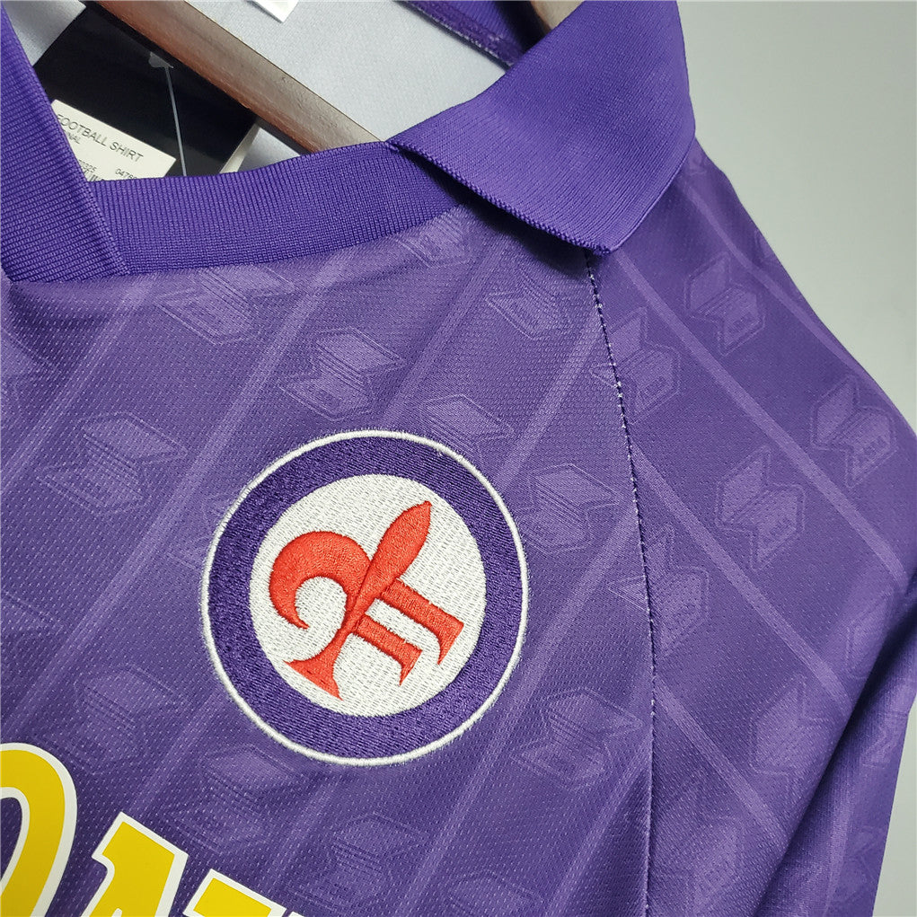 Maillot Baggio Fiorentina Domicile 1989/90 – vue 4