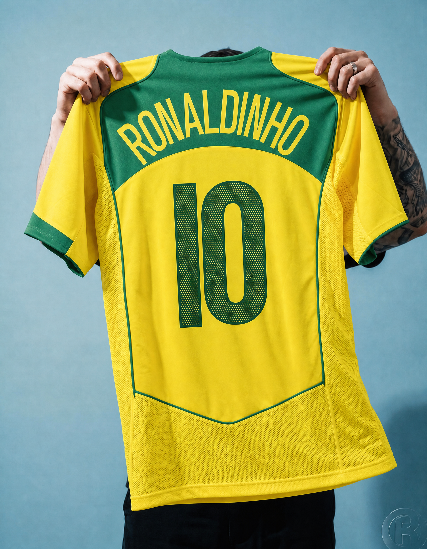 Maillot Ronaldinho Brésil Domicile 2004 – vue 4