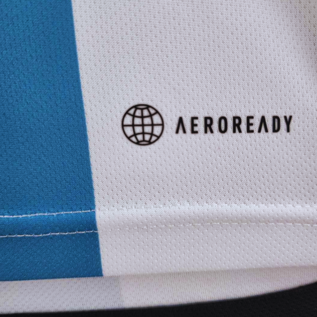 Maillot Messi Argentine Domicile 2022 Vainqueurs Coupe du Monde – vue 6