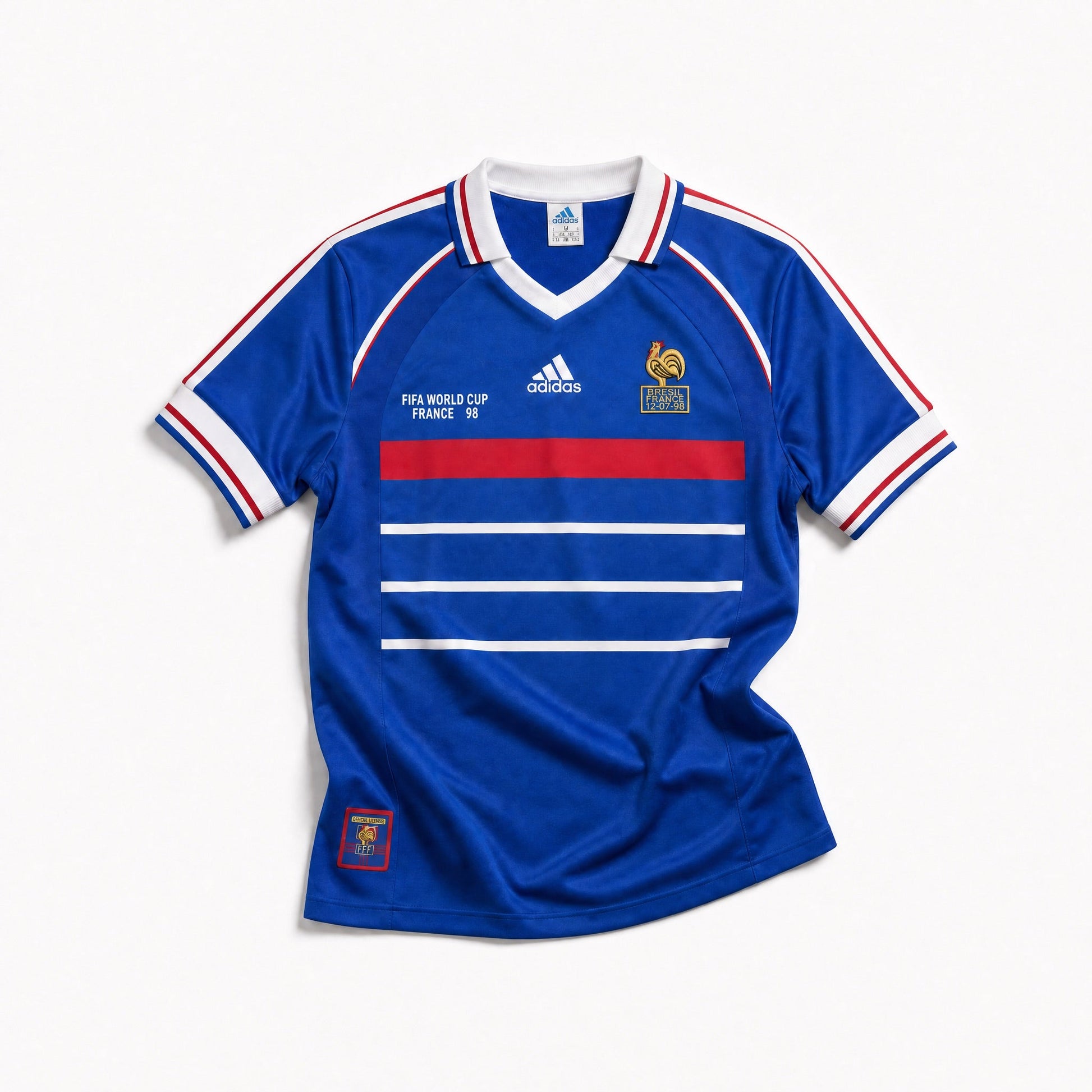 Maillot Zidane France Domicile 1998 Victoire Coupe du Monde – vue 2