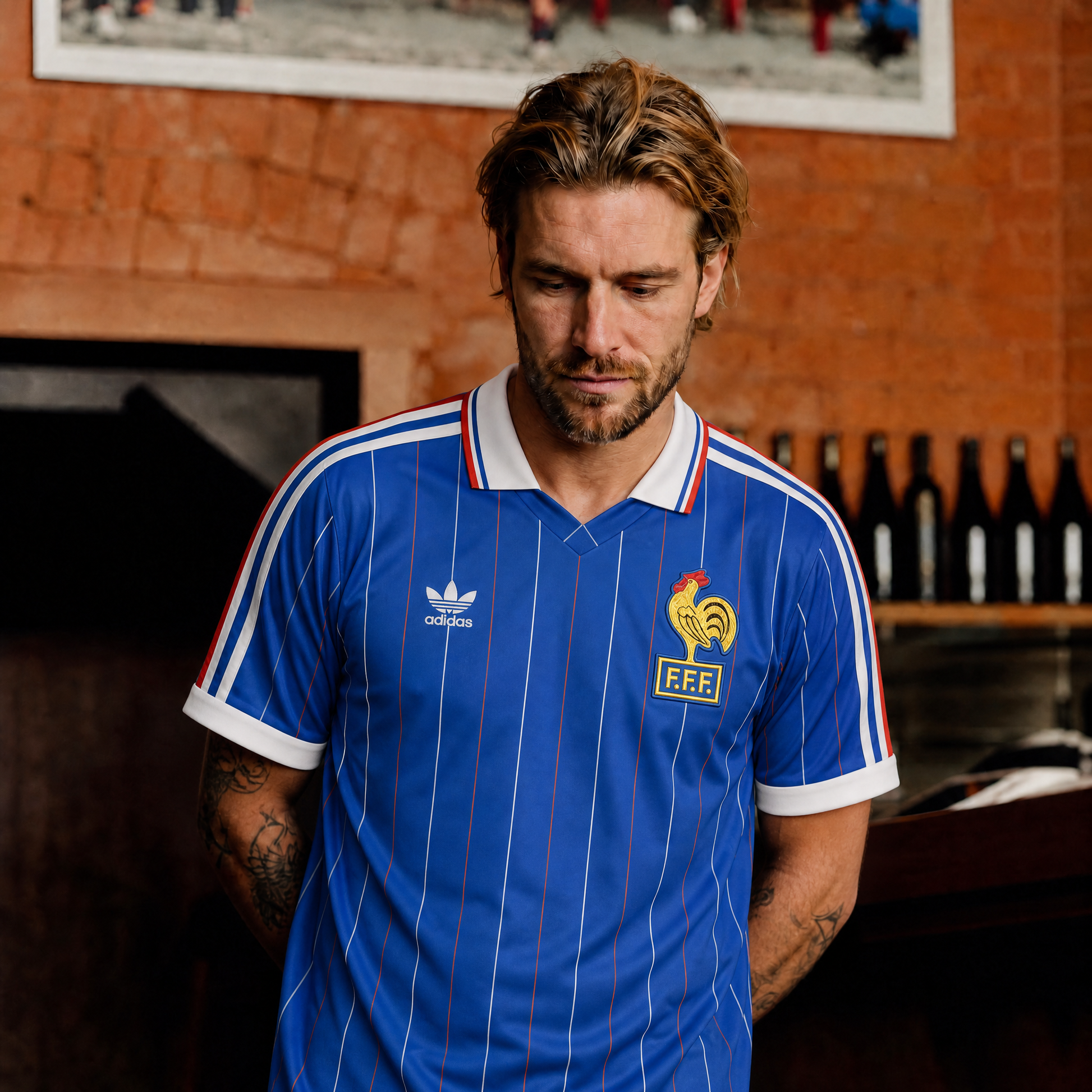 France Maillot Domicile 1982 – vue 3