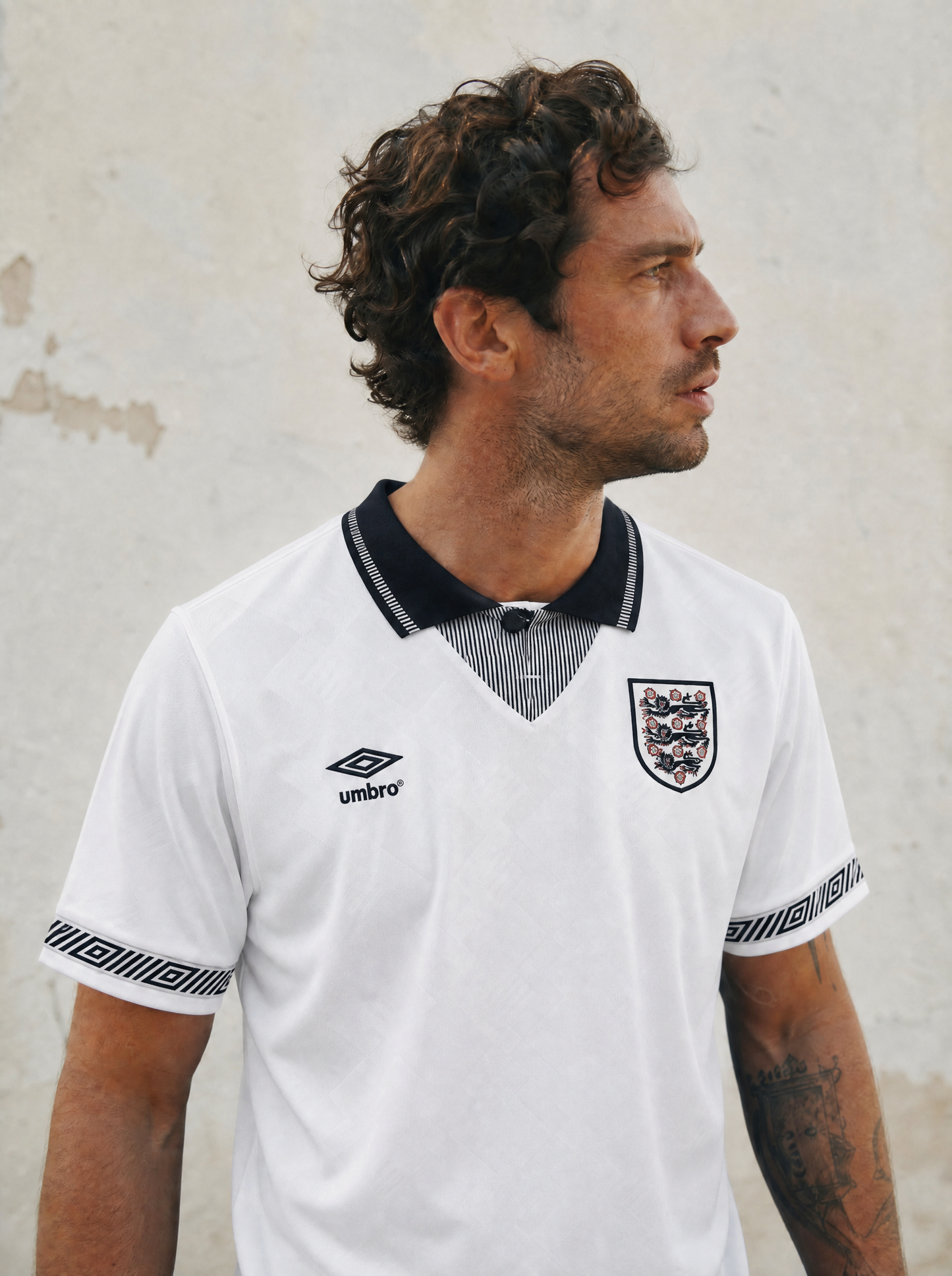 Angleterre Maillot Domicile 1990 – vue 3