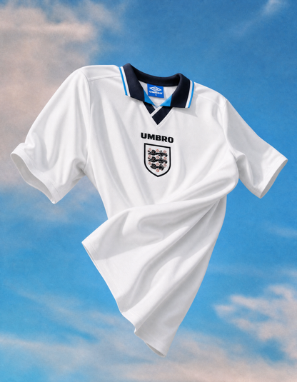 Angleterre Maillot Domicile 1996 – vue 4