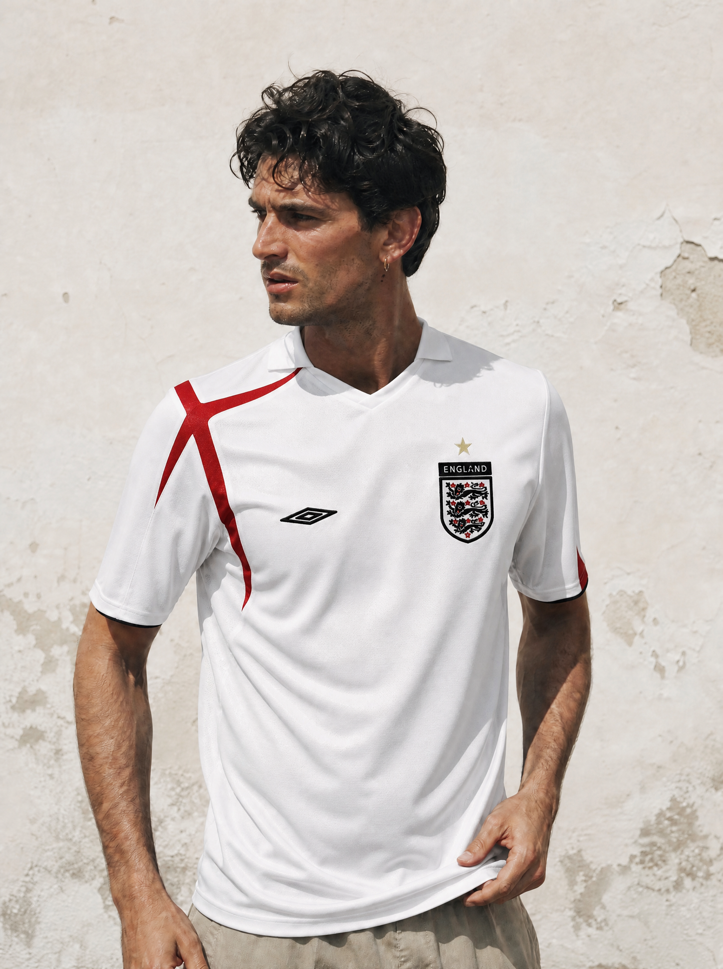 Angleterre Maillot Domicile 2006 – vue 3