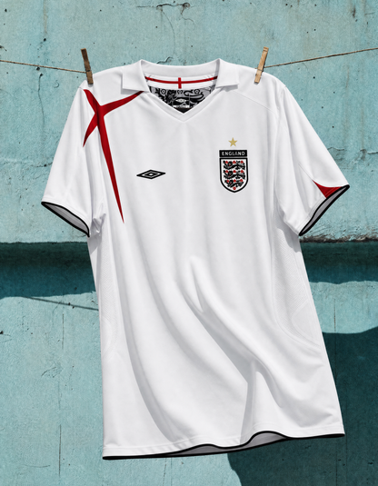 Angleterre Maillot Domicile 2006 – vue 4
