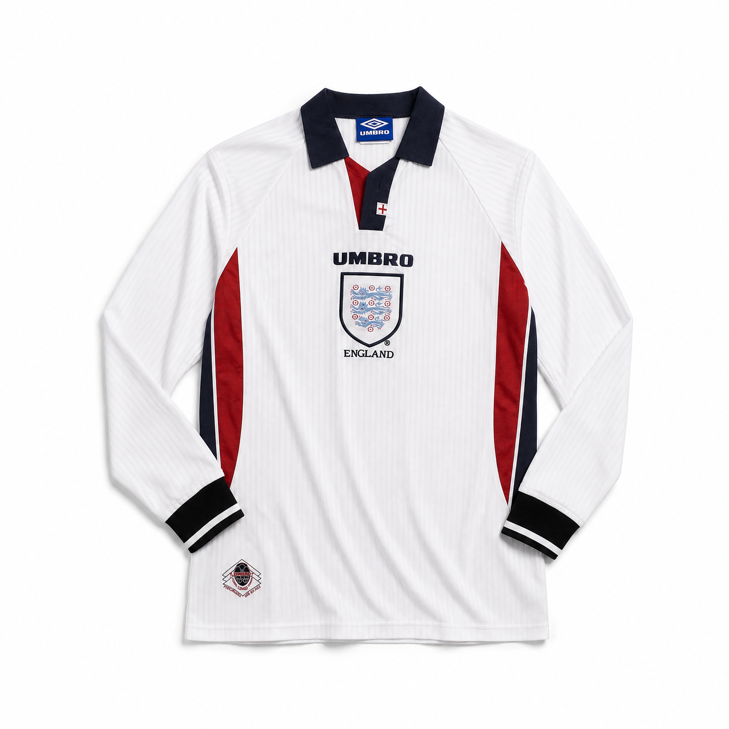 Angleterre Maillot Domicile Manches Longues 1998
