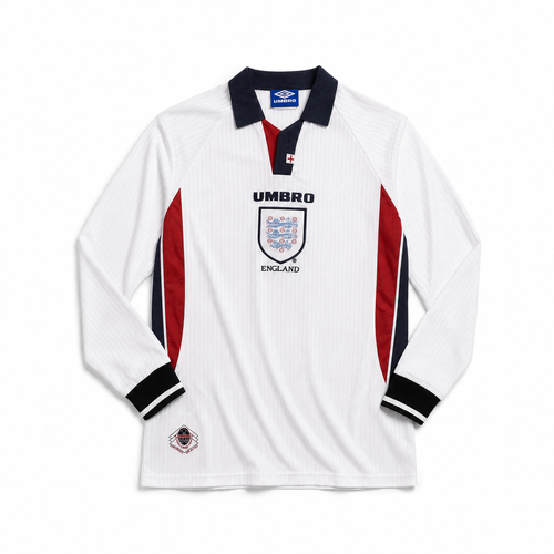 Angleterre Maillot Domicile Manches Longues 1998