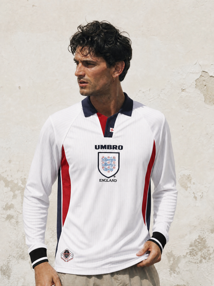 Angleterre Maillot Domicile Manches Longues 1998 – vue 3