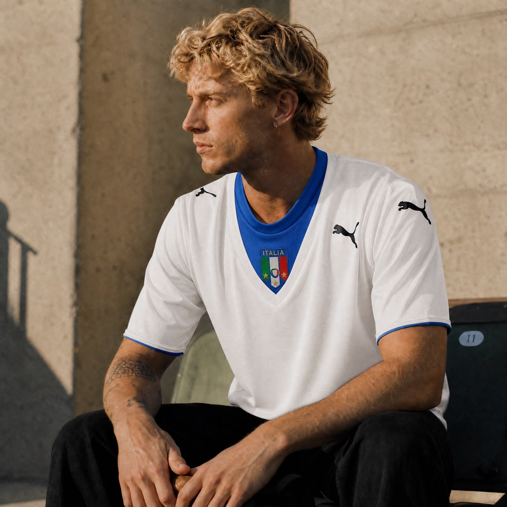 Italie Maillot Extérieur 2006 – vue 3