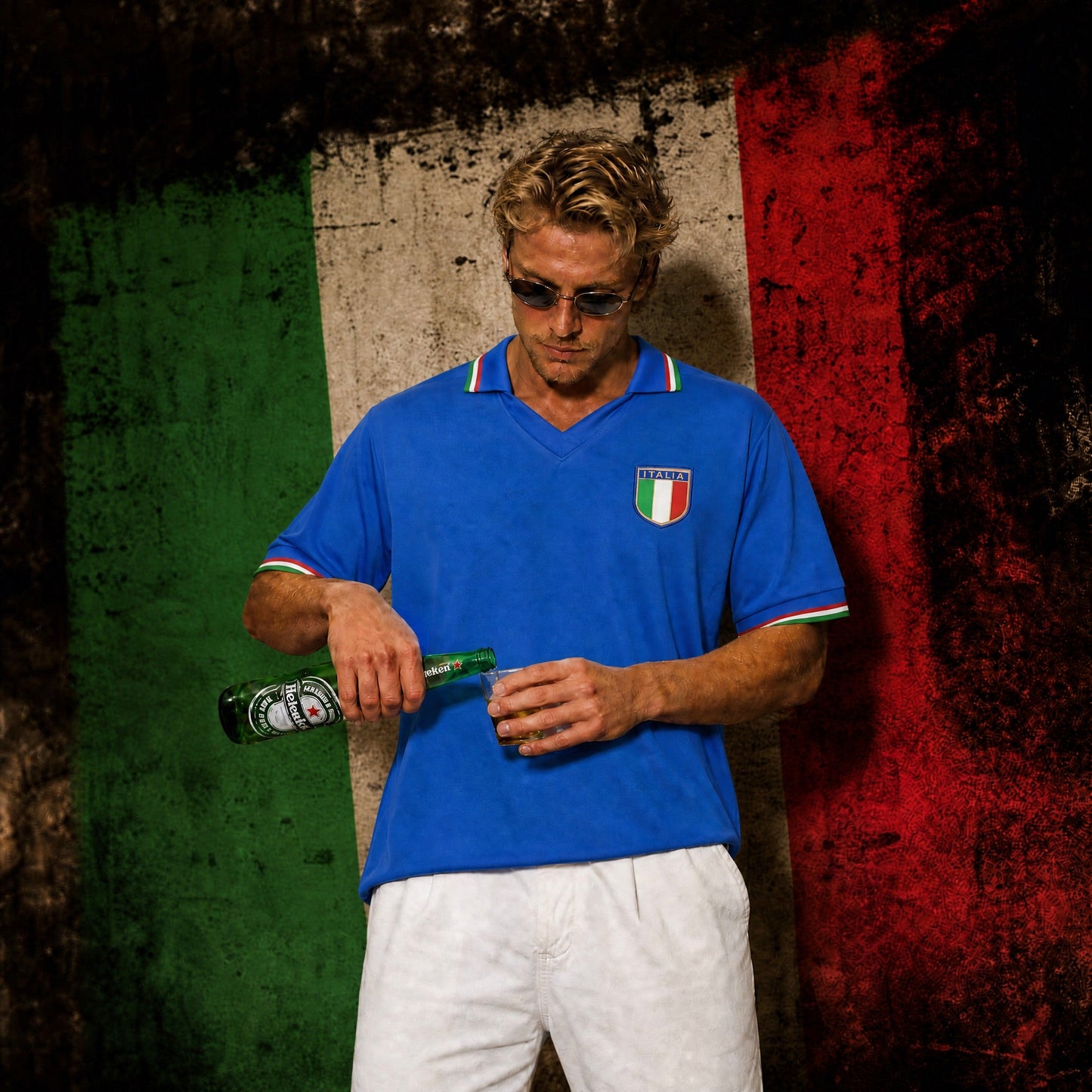 Italie Maillot Domicile 1982 Victoire Coupe du Monde – vue 3