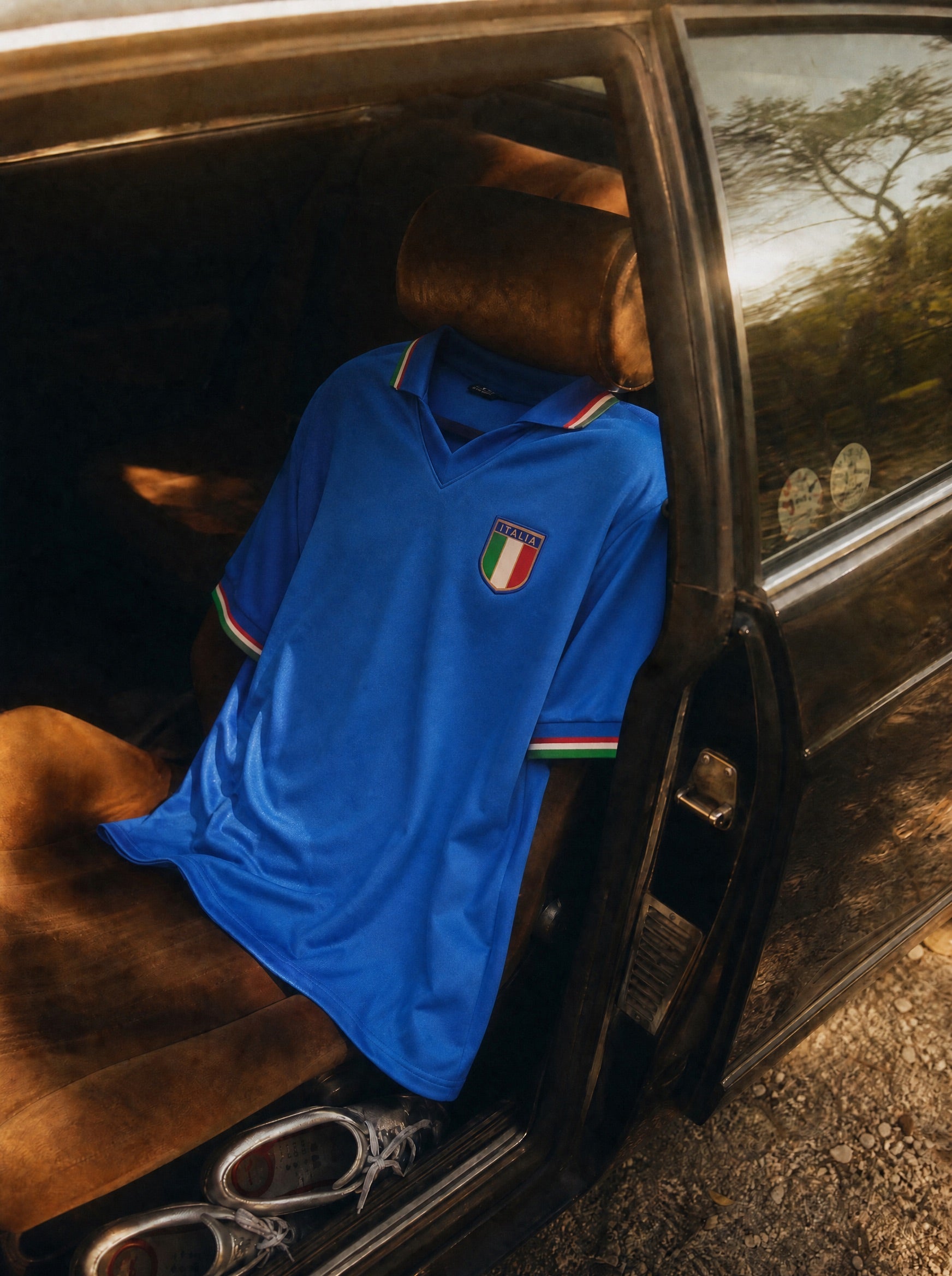Italie Maillot Domicile 1982 Victoire Coupe du Monde – vue 4