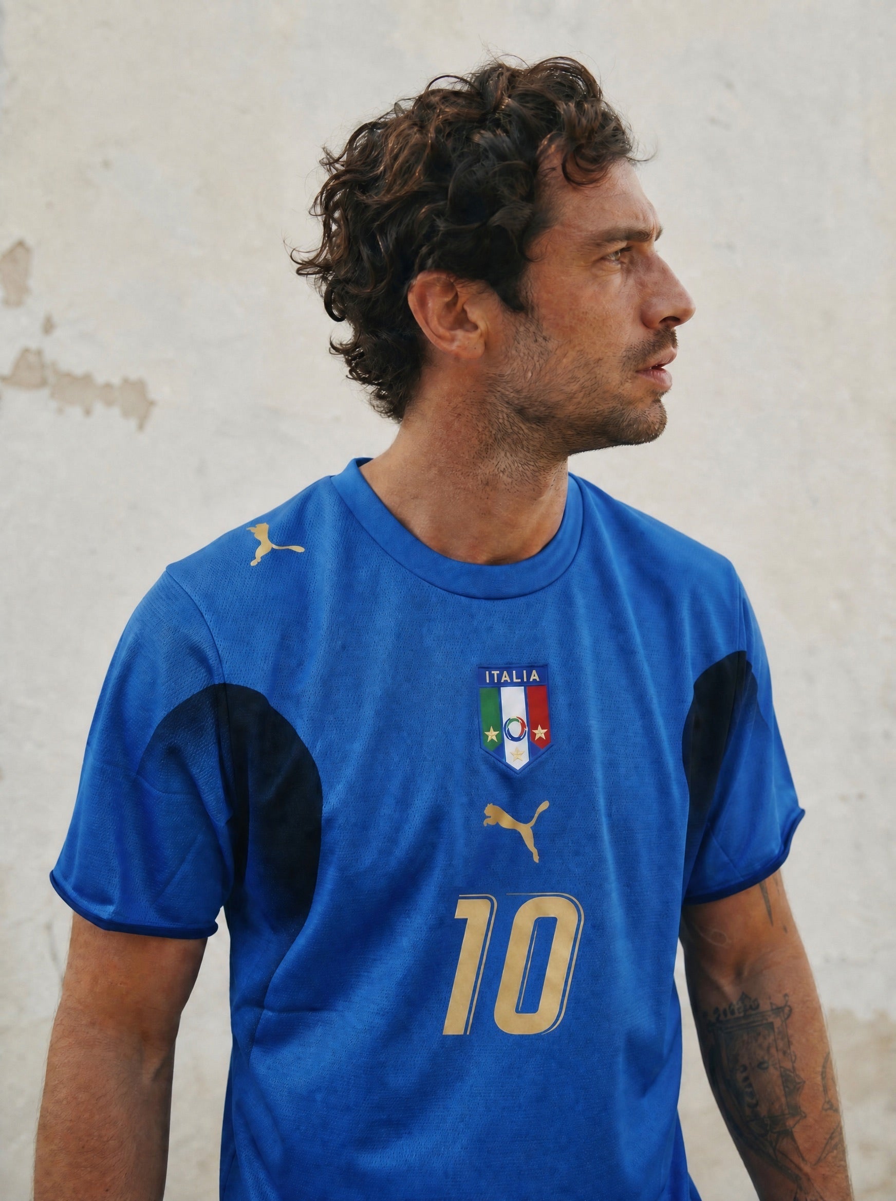 Italie Maillot Domicile 2006 Victoire Coupe du Monde – vue 3