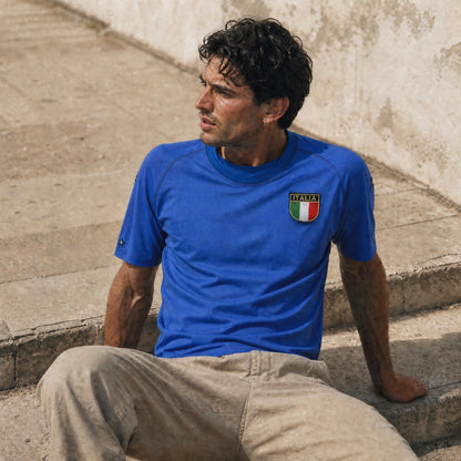 Italie Maillot Domicile Blue 2000/01 – vue 3