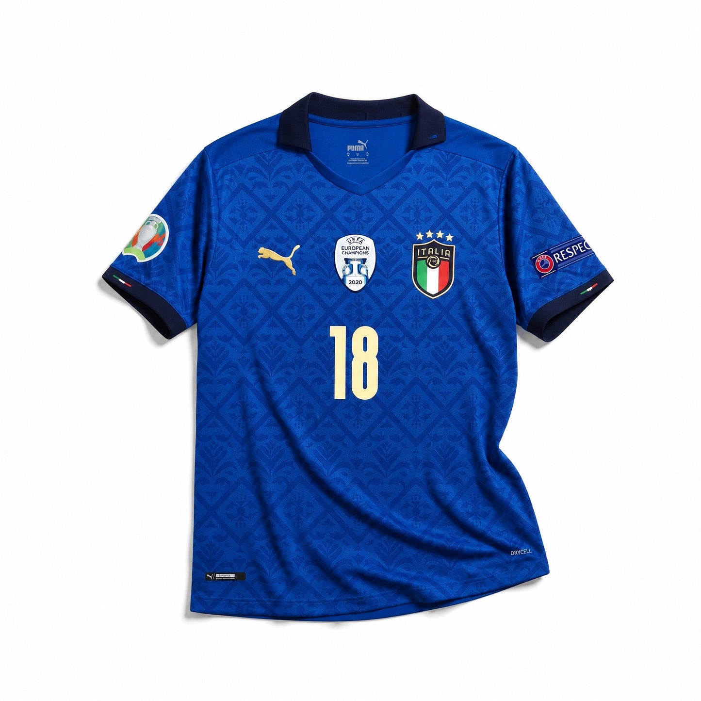 Italie Maillot Domicile EURO 2020 - Winners – vue 3