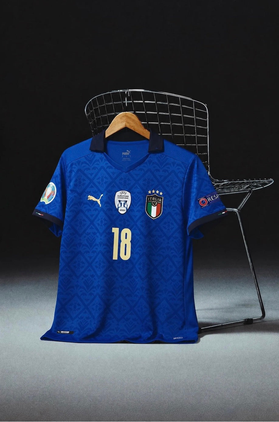 Italie Maillot Domicile EURO 2020 - Winners – vue 6