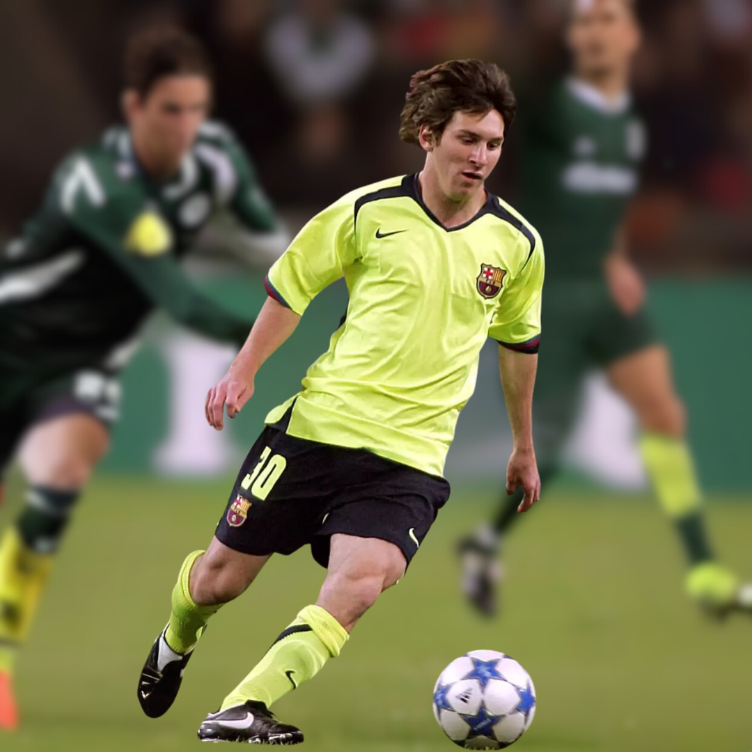 Maillot Messi Barcelone Extérieur 2005/06 – vue 2
