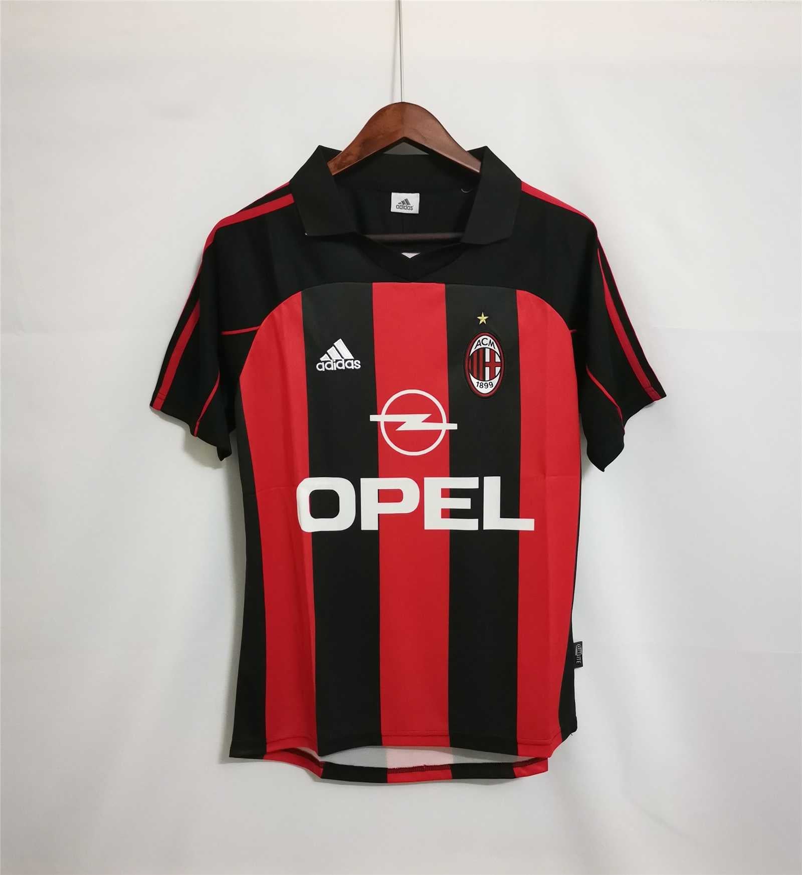 Milan Maillot Domicile 2001/02