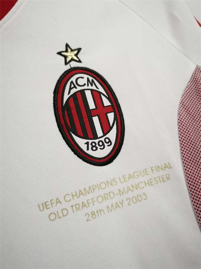 Milan Maillot Extérieur 2002/03 Finale LdC – vue 5