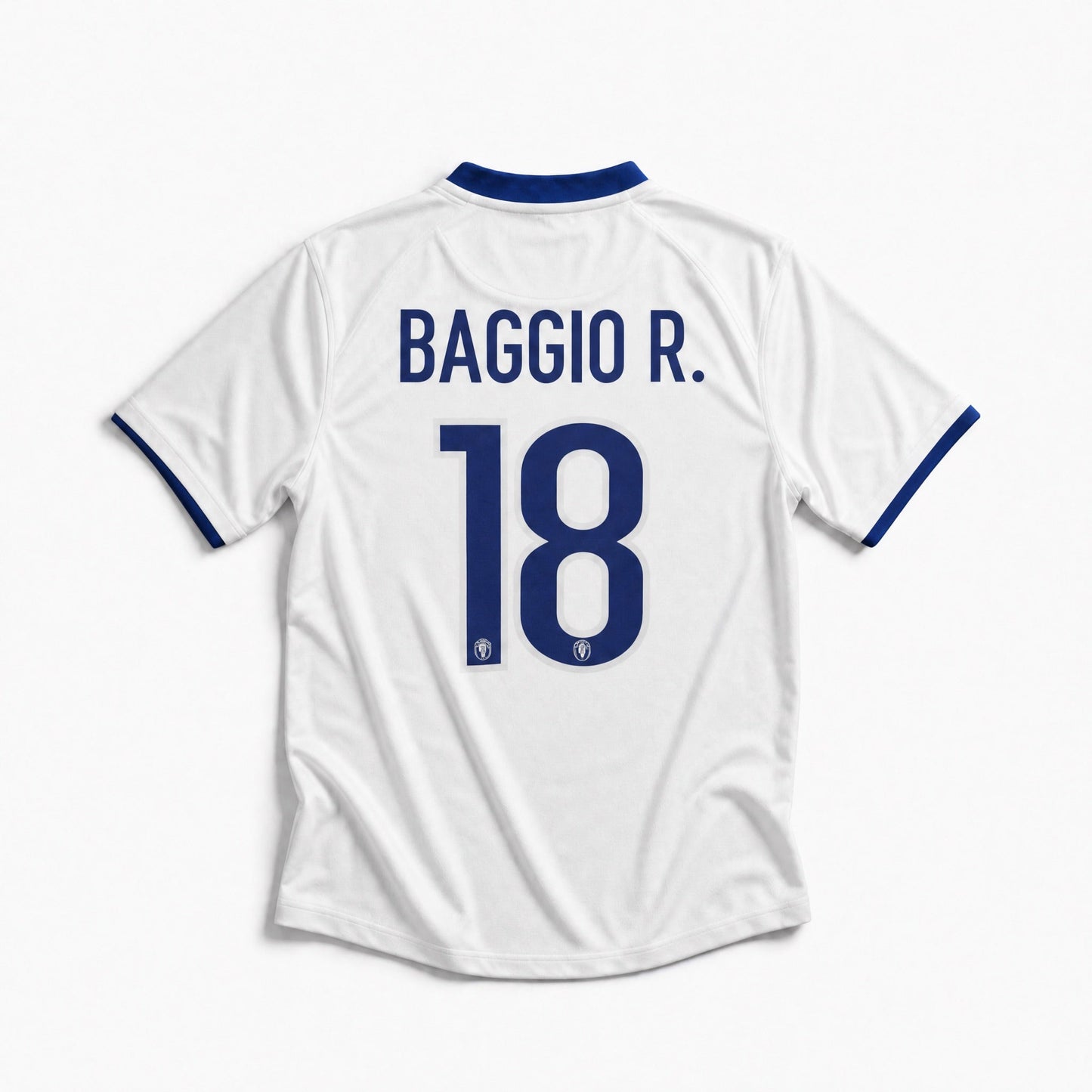 Maillot Baggio Italie Extérieur White 1999/00