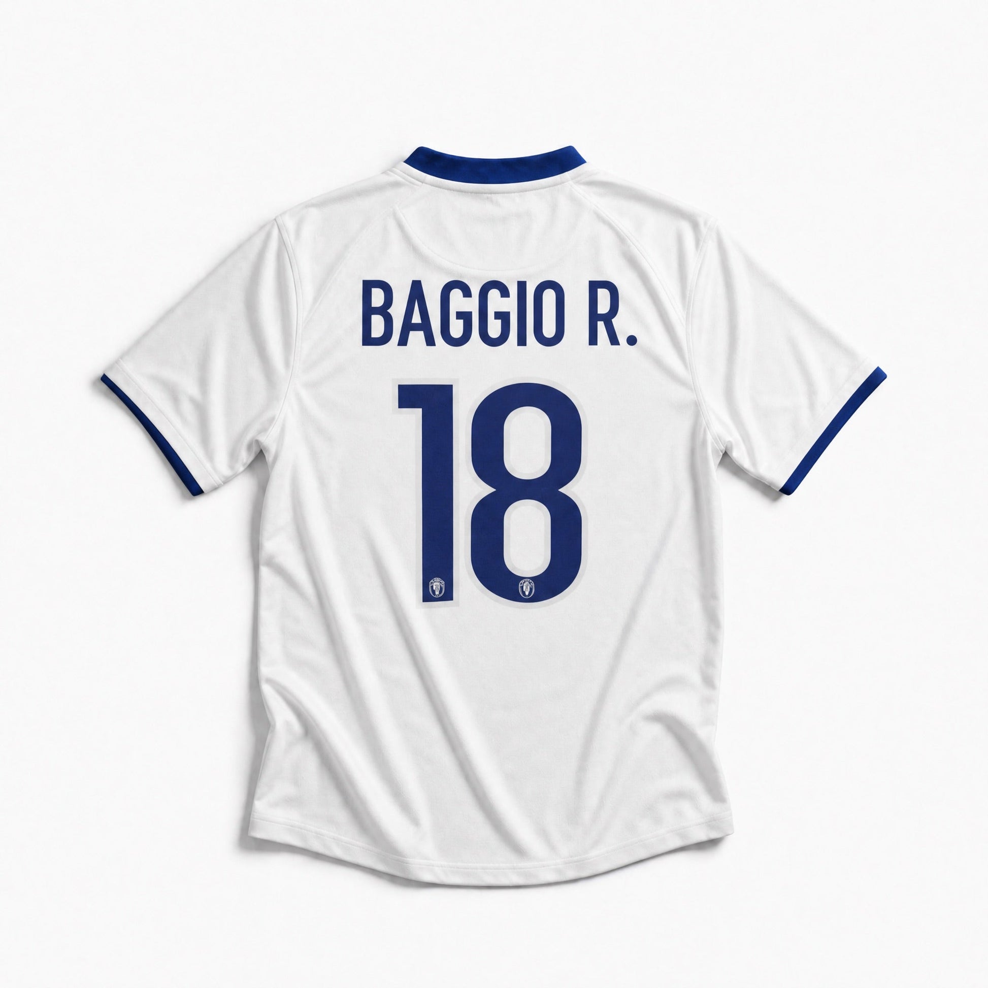 Maillot Baggio Italie Extérieur White 1999/00