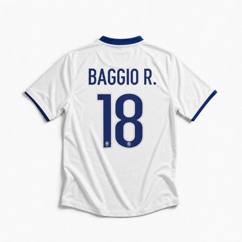 Maillot Baggio Italie Extérieur White 1999/00
