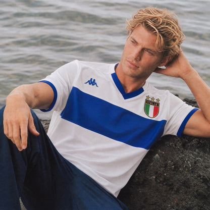 Maillot Baggio Italie Extérieur White 1999/00 – vue 3