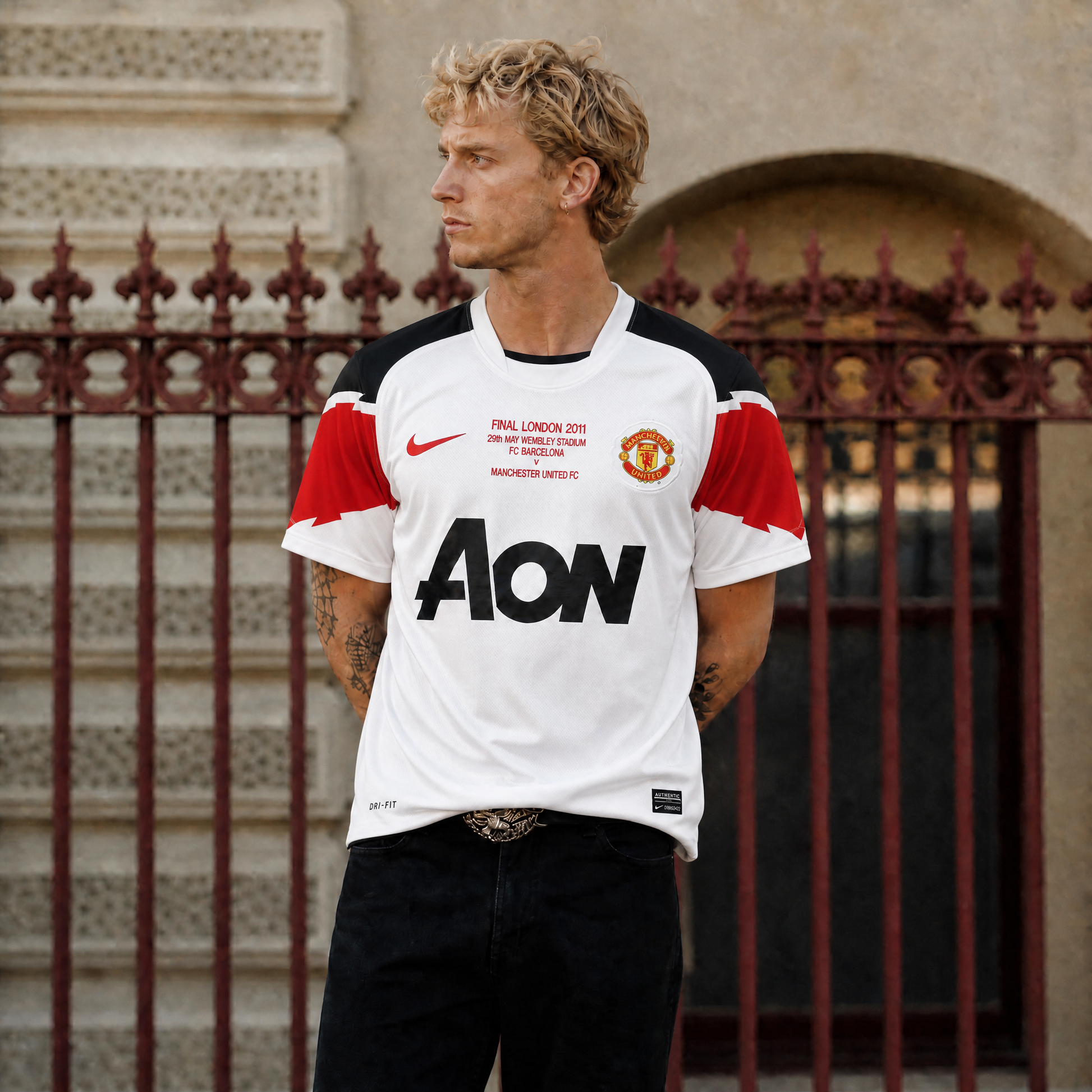 Maillot Chicharito Man. United Extérieur 2010/11 – vue 3