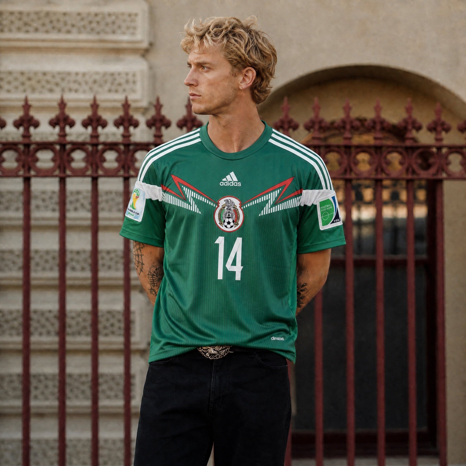 Maillot Chicharito Mexique Domicile 2014 Coupe du Monde – vue 3
