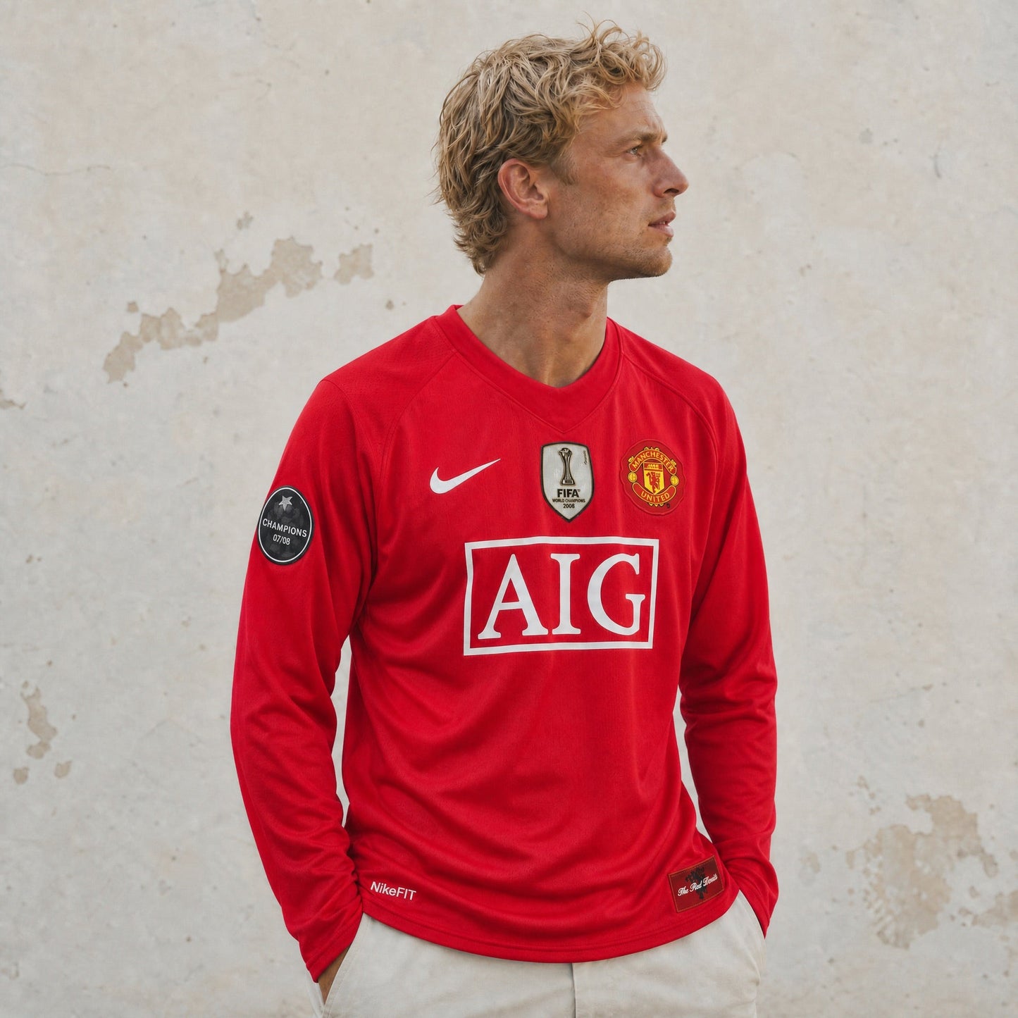 Maillot Cristiano Ronaldo CR7 M. United Domicile 2009 – vue 3