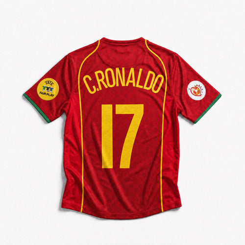 Maillot Cristiano Ronaldo CR7 Portugal Domicile 2004
