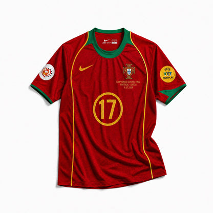 Maillot Cristiano Ronaldo CR7 Portugal Domicile 2004 – vue 2