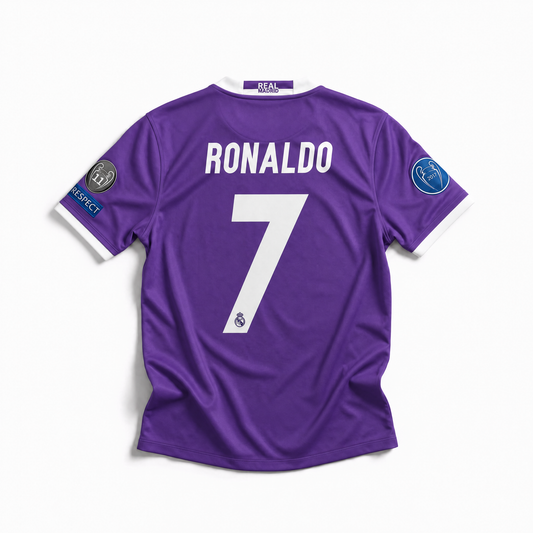 Maillot Cristiano Ronaldo CR7 Real Madrid Extérieur 2017