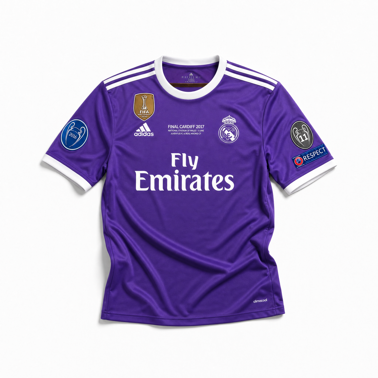 Maillot Cristiano Ronaldo CR7 Real Madrid Extérieur 2017 – vue 2